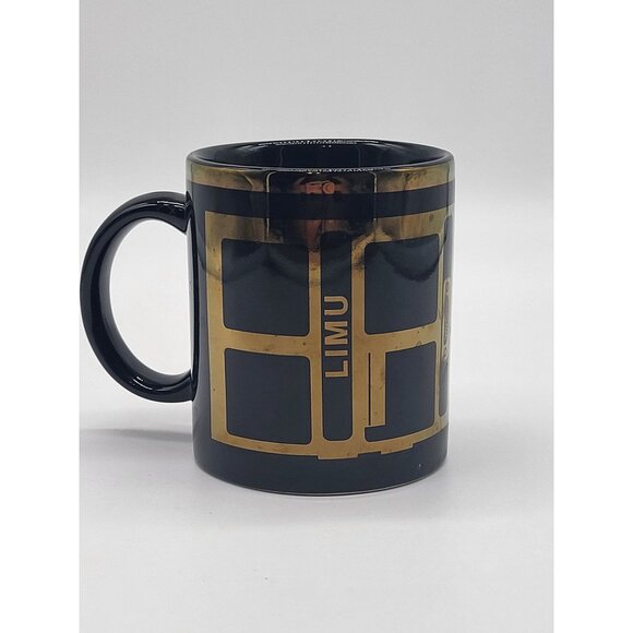 Honeywell Other - Honeywell Aerospace VTG Coffee Mug Cup Black Gold Trim LIMU